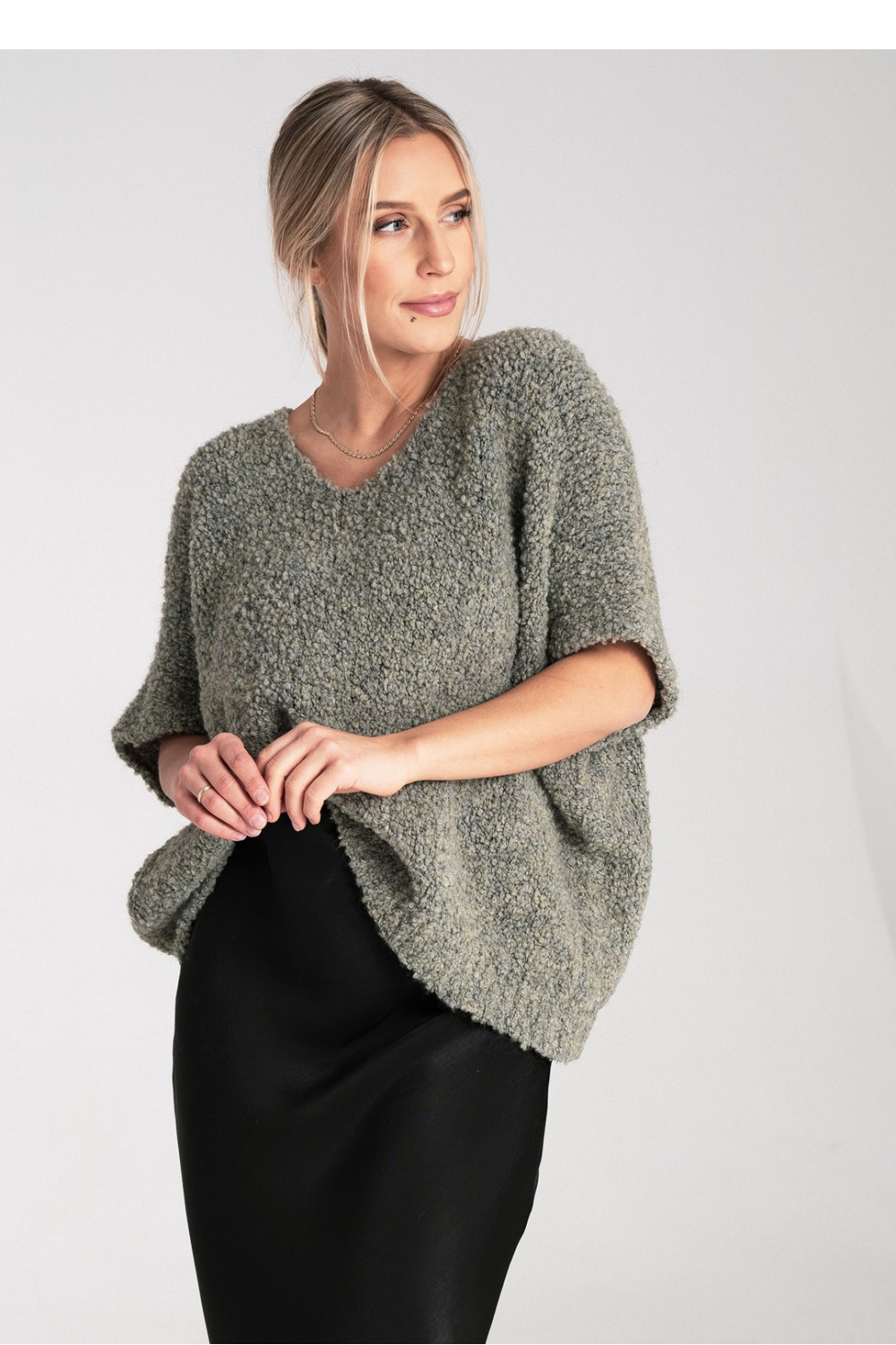 Sweter Damski Model M1109 Green - Figl - obrazek 5