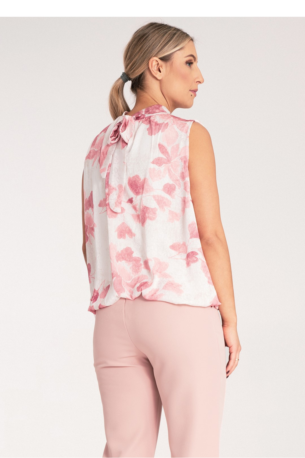 Bluzka Model M1143 Pink - Figl - obrazek 4