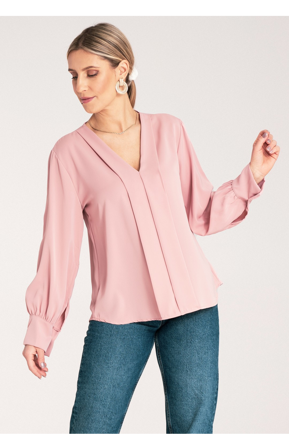 Bluzka Model M1135 Pink - Figl - obrazek 5