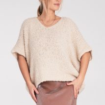 Sweter Damski Model M1109 Beige – Figl
