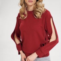 Bluza Damska Model M803 Bordo – Figl