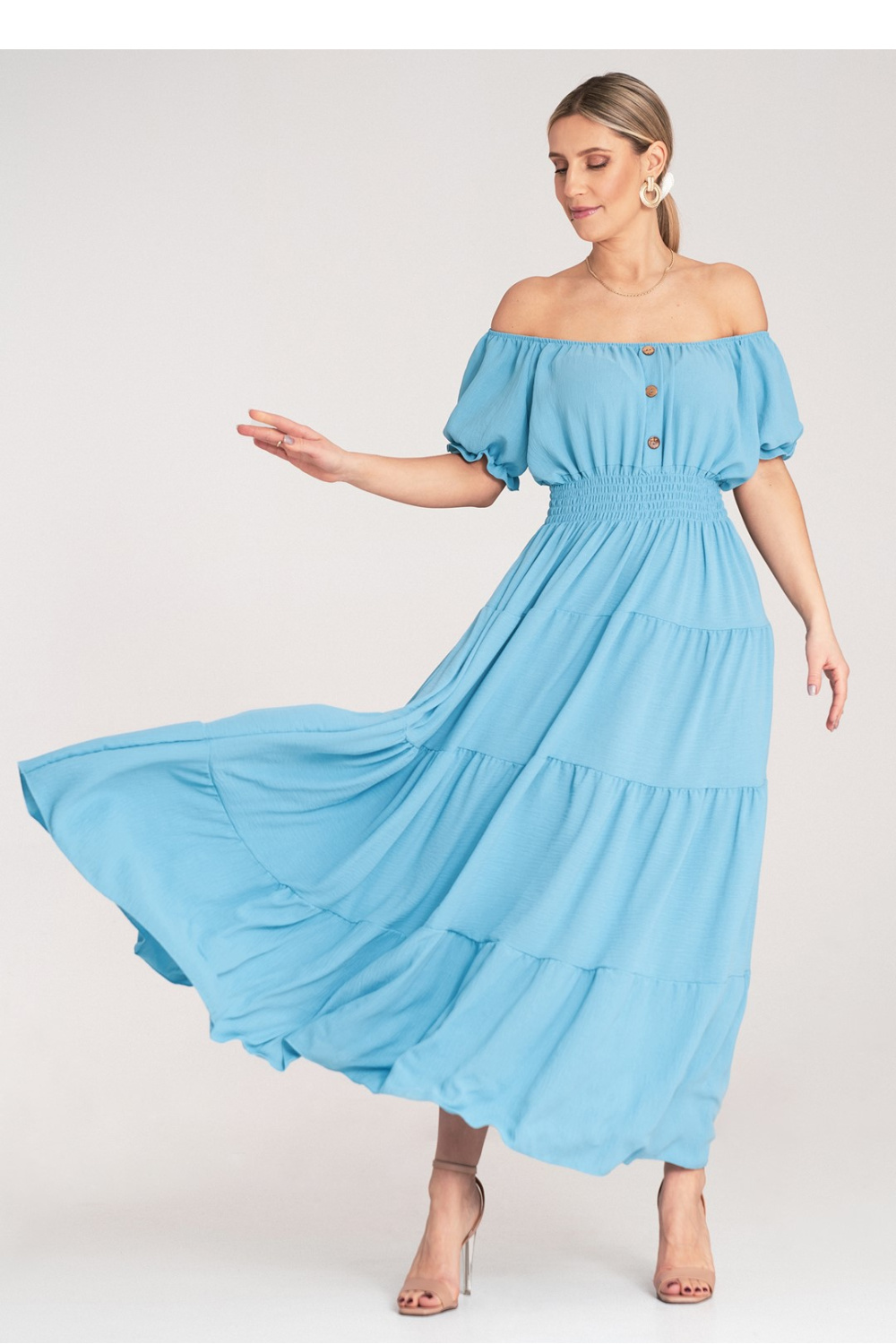 Sukienka Model M1170 Blue - Figl - obrazek 3