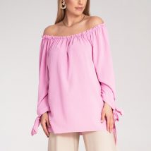 Bluzka Model M1133 Pink – Figl