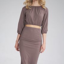 Bluzka Model M781 Brown – Figl