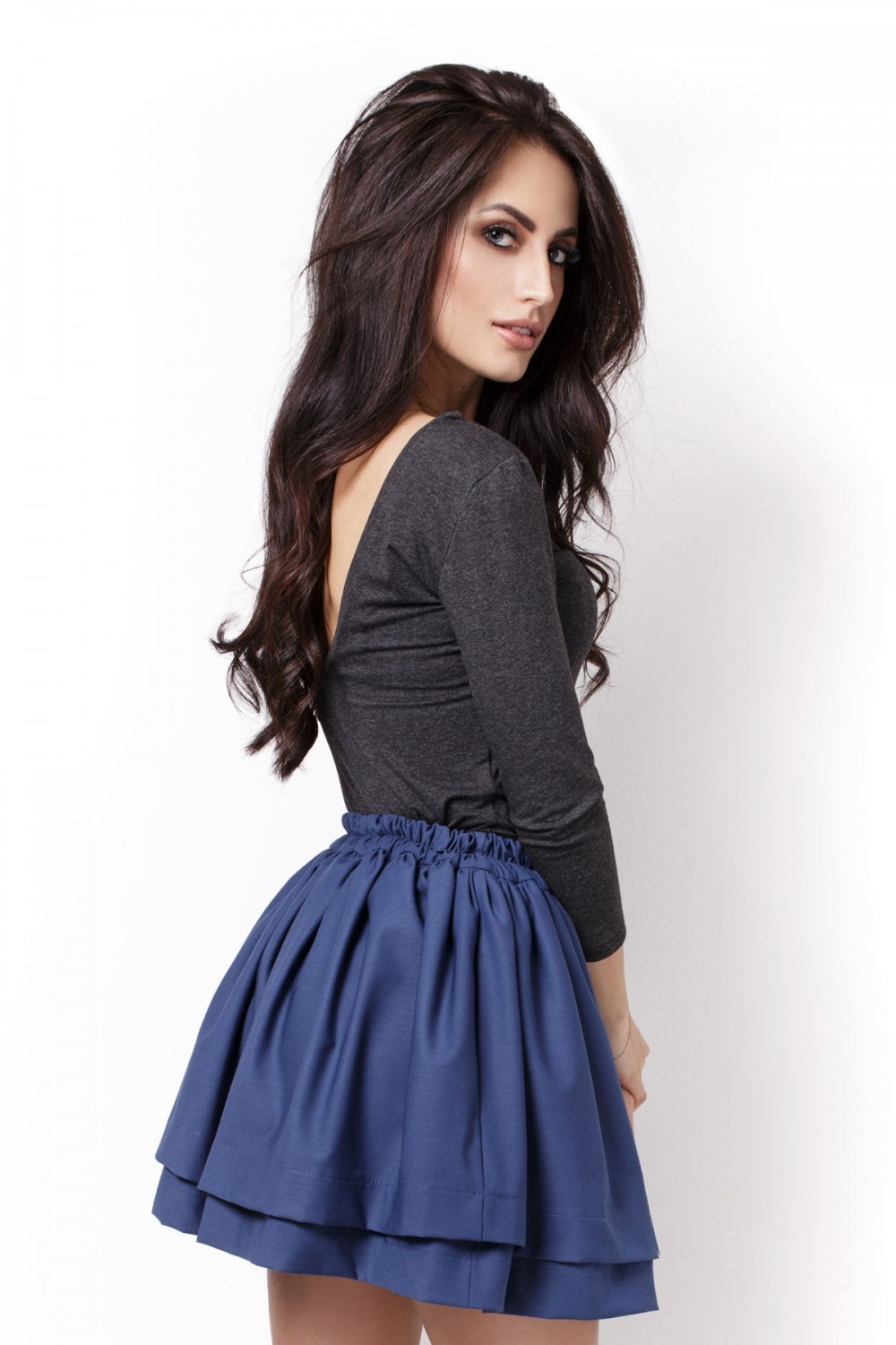 Bluzka Izabelle B36 Grafit - IVON - obrazek 5