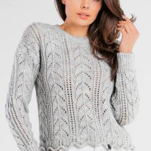 Sweter Damski Model A446 Grey – awama