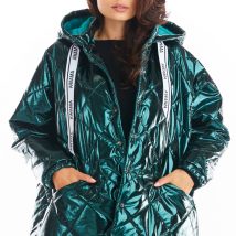 Kurtka Damska Model A385 Green Pikówka – awama