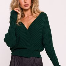 Sweter Damski Model MOE809 Green – Moe