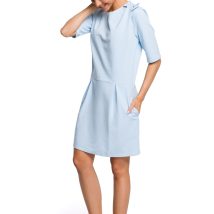 Sukienka Model MOE422 Sky Blue – Moe