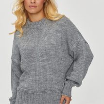 Sweter Damski Model S151 Grey Melange – Makadamia
