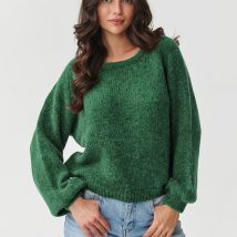 Sweter Damski Model S168 Bottle Green – Makadamia