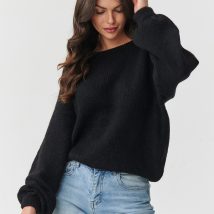 Sweter Damski Model S168 Black – Makadamia