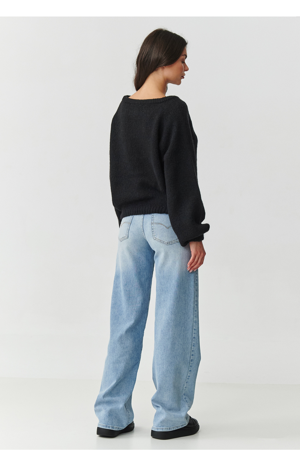 Sweter Damski Model S168 Black - Makadamia - obrazek 4