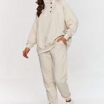 Spodnie Komplet Model A5 Light Beige – Makadamia