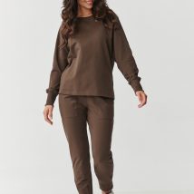 Spodnie Komplet Model M888 Czekolada – Makadamia