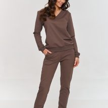 Spodnie Komplet Model M868 Czekolada – Makadamia