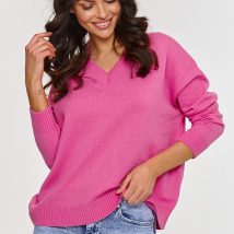 Sweter Damski Model S158 Baby Pink – Makadamia