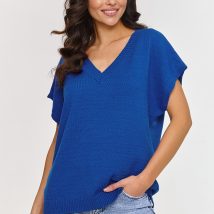 Kamizelka Model S157 Cobalt – Makadamia