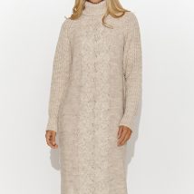 Sukienka Model S137 Beige Melange – Makadamia