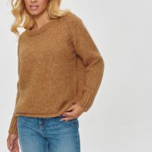 Sweter Damski Model S150 Camel – Makadamia