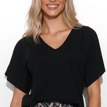 Bluzka Model M776 Black – Makadamia