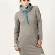 Sukienka model Kaja Light Gray/Blue – Tessita