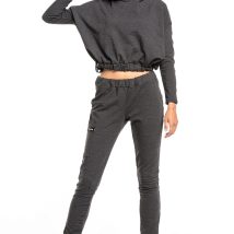 Spodnie Damskie Model T330/3 Dark Grey – Tessita