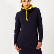 Sukienka model Kaja Navy/Yellow – Tessita