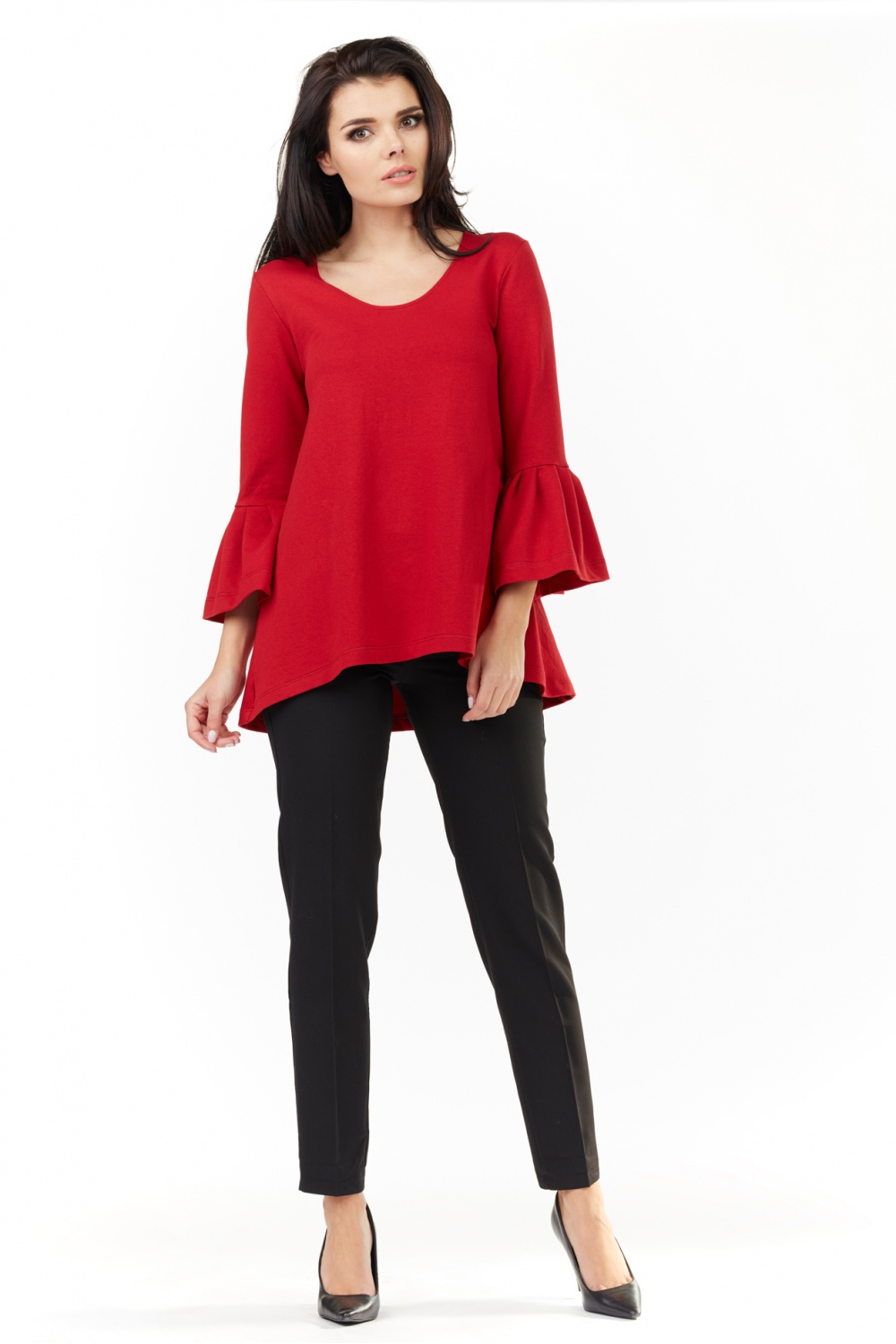 Bluzka Model M156 Red - Infinite You - obrazek 3