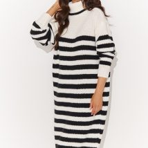 Sukienka Model NU_S98 Cream/Black – Numinou