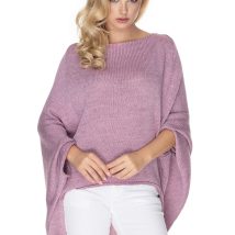 Sweter Ponczo Model 30068 Lila – PeeKaBoo