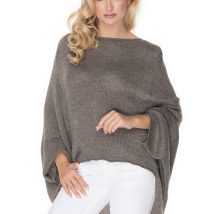 Sweter Ponczo Model 30068 Tabak – PeeKaBoo