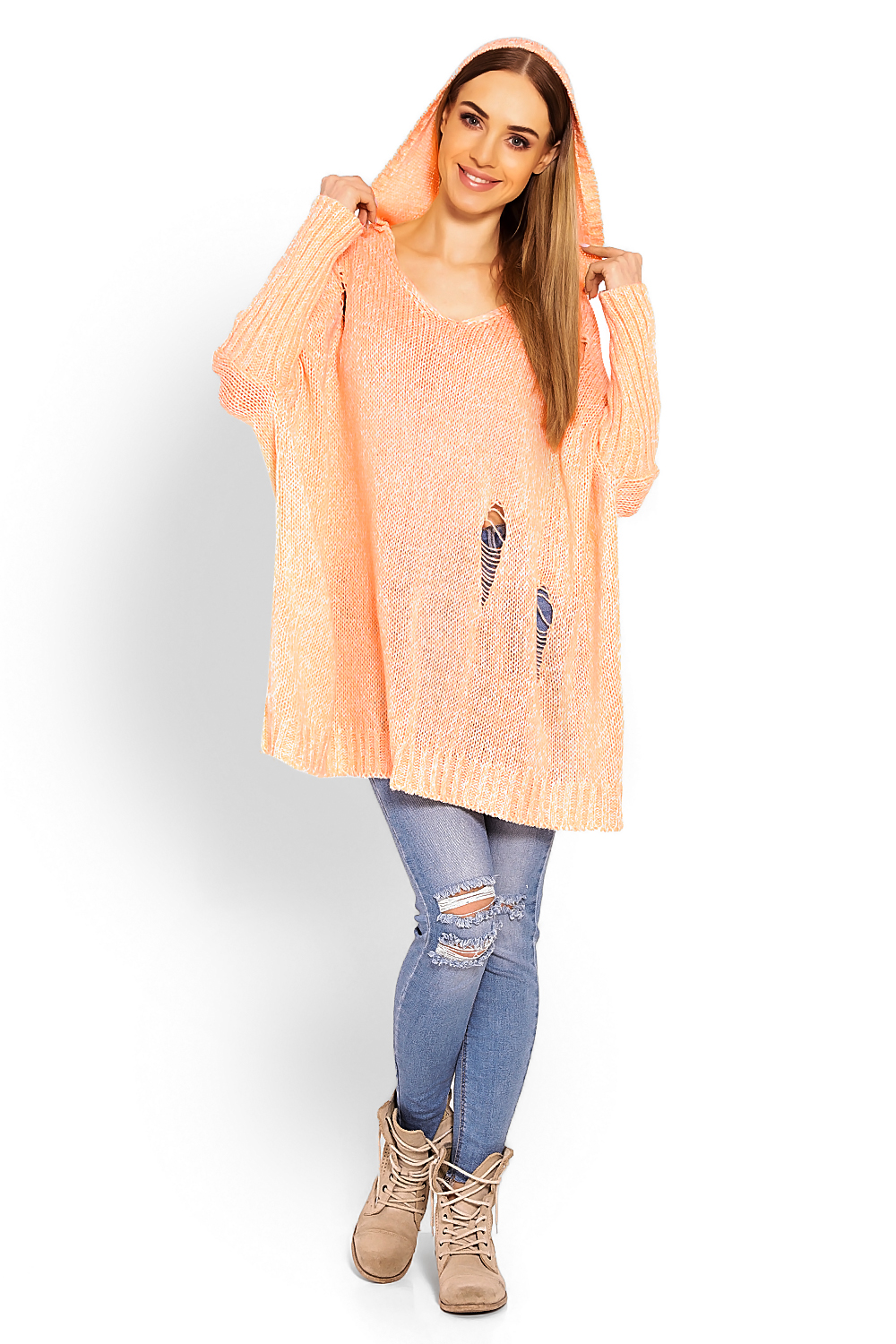 Sweter Damski Model 30055 Morela - PeeKaBoo - obrazek 3