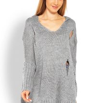 Sweter Damski Model 30055 Grey – PeeKaBoo