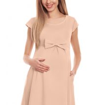 Sukienka Ciążowa Model 0129 Beige – PeeKaBoo