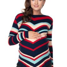 Sweter Ciążowy Model 40032 Navy – PeeKaBoo