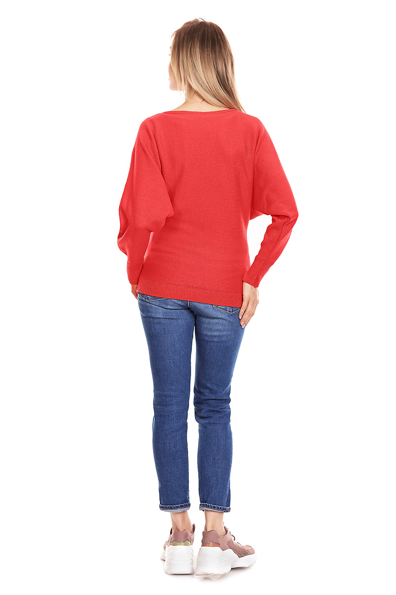 Sweter model 70003C Neon Coral - PeeKaBoo - obrazek 4