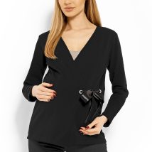 Bluzka Ciążowa Model 1626C Black – PeeKaBoo