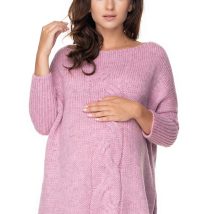 Sweter Ciążowy Model 30075 Lila – PeeKaBoo