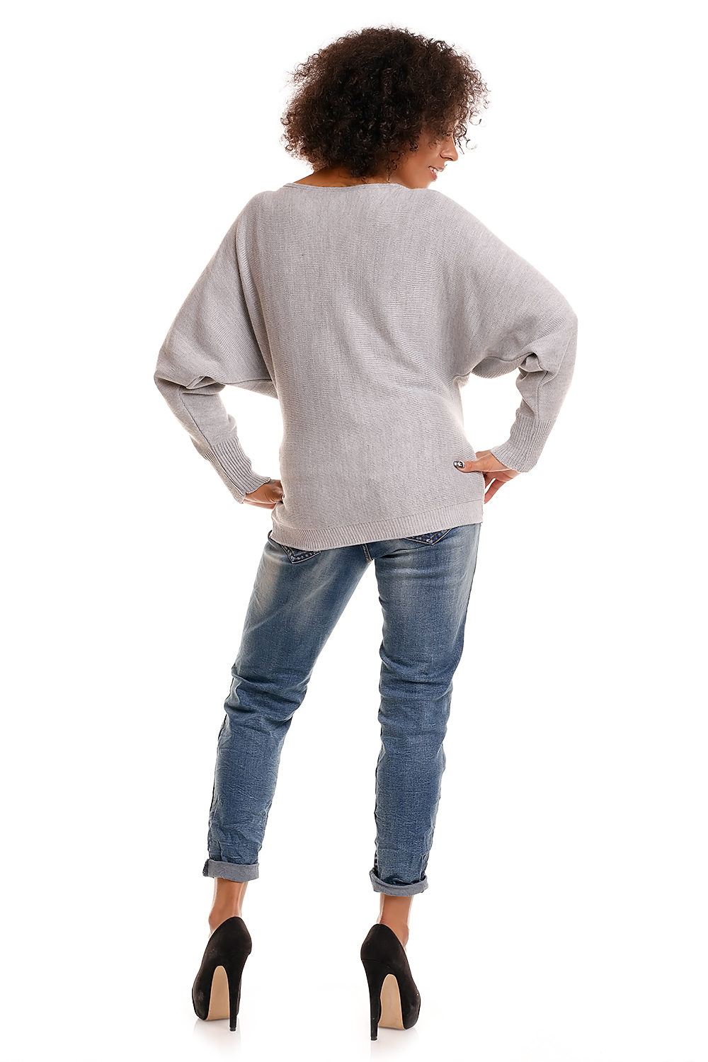 Sweter model 70003C Light Gray - PeeKaBoo - obrazek 5