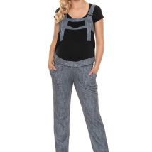 Spodnie Ogrodniczki Model 0188 Black – PeeKaBoo