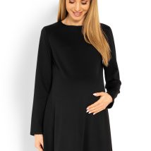 Sukienka Ciążowa Model 1359C Black – PeeKaBoo