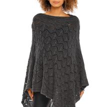 Sweter Poncho model 30012C Graphit – PeeKaBoo