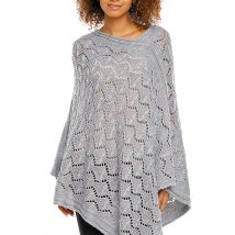 Sweter Poncho model 30012 Light Gray – PeeKaBoo