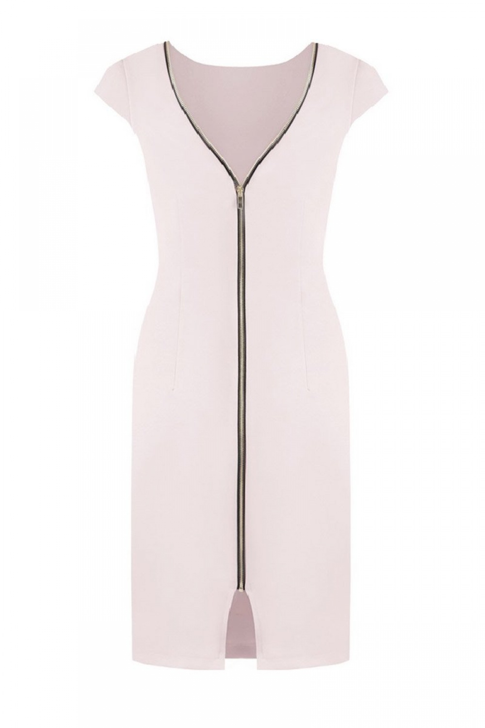 Sukienka Model Juliette Pink - Jersa - obrazek 3