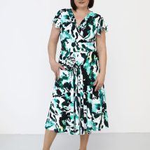 Sukienka Model Lamira Ecru/Green – Jersa