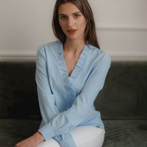 Bluzka Model L077 Blue – Lenitif