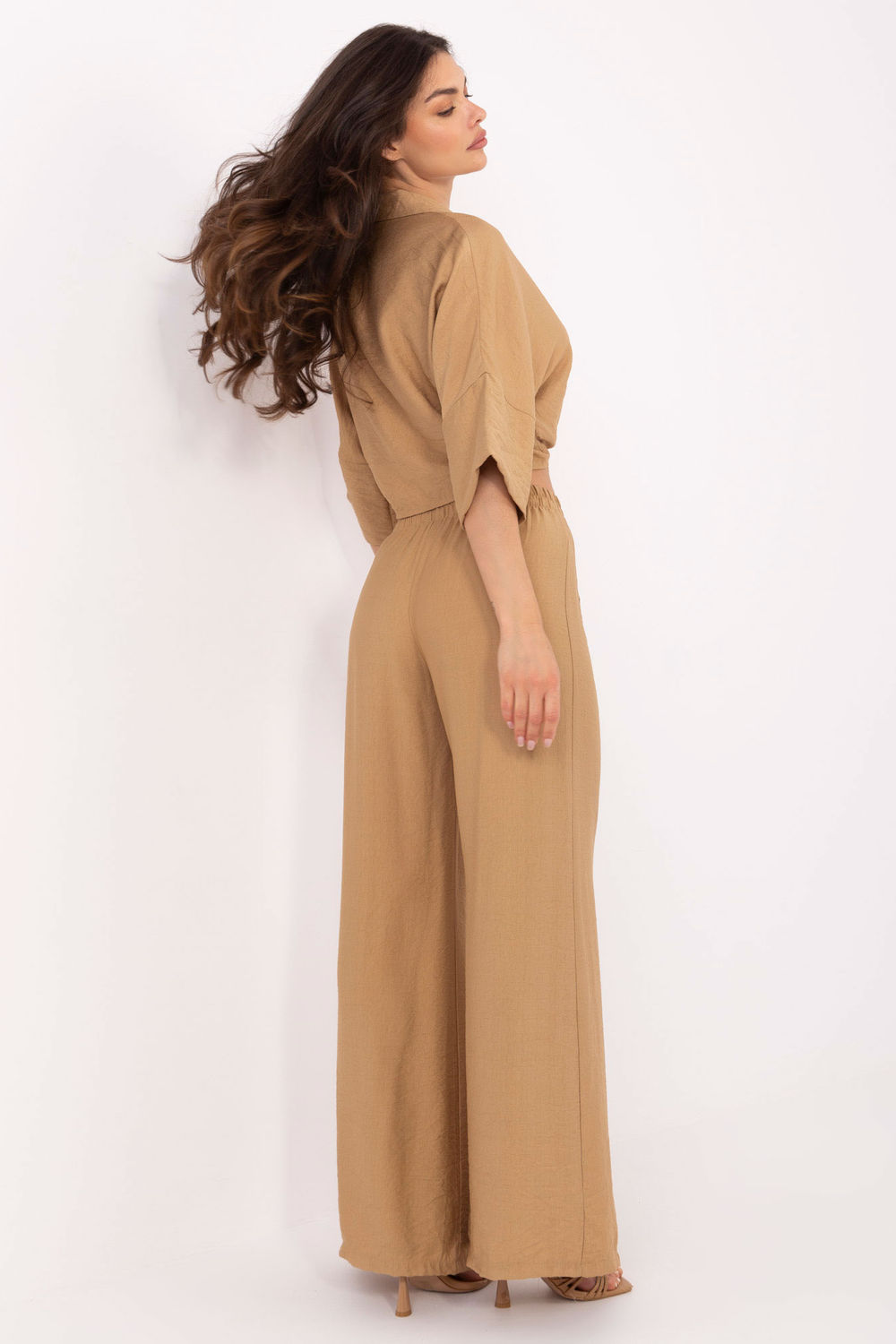 Spodnie Komplet Model TW-KMPL-BI-2469-1.61 Camel - Och Bella - obrazek 4