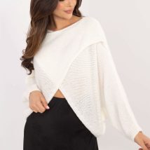 Sweter Damski Model TW-SW-BI-5067.95 Ecru – Och Bella