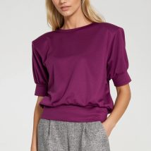 Bluza z krótkim rękawem BL12 Purpura – Nife